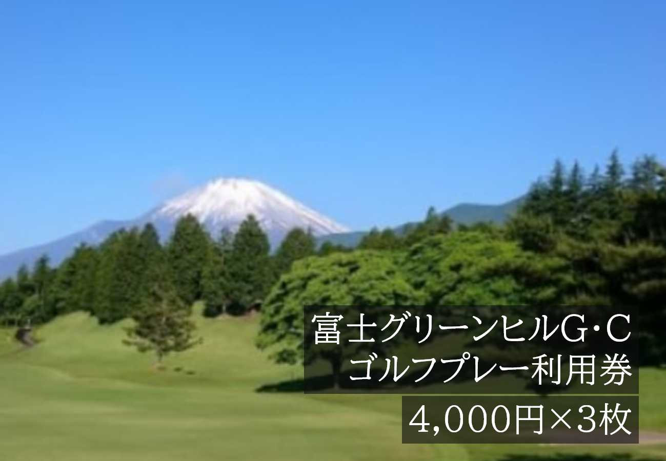 
I13富士グリーンヒルＧ・Ｃゴルフプレー利用券　３枚
