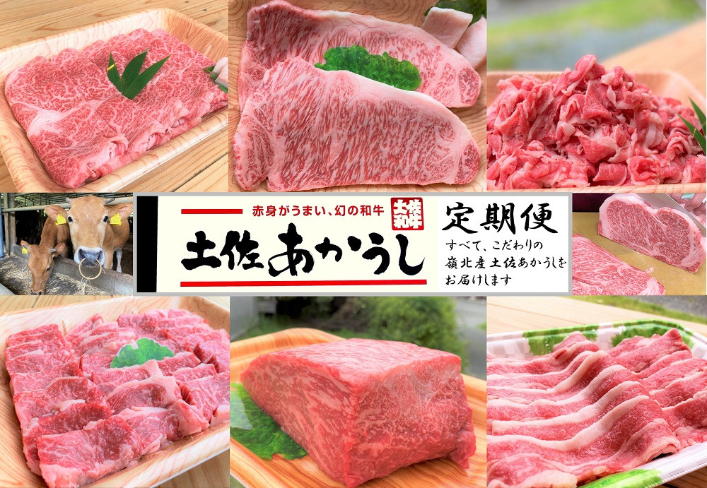 
tthn5幻の和牛！土佐あかうし堪能定期便（6ヶ月コース）
