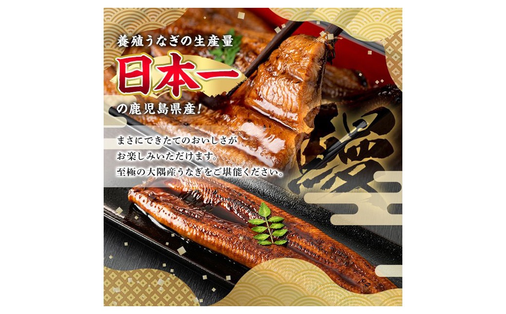 【訳あり・数量限定】鰻の蒲焼き 無頭 3尾 480g タレ・山椒付