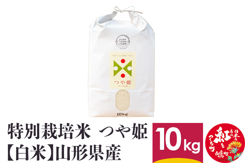 
特別栽培米 つや姫 10kg 【白米】 山形県産 【船山ファーム】令和5年産
