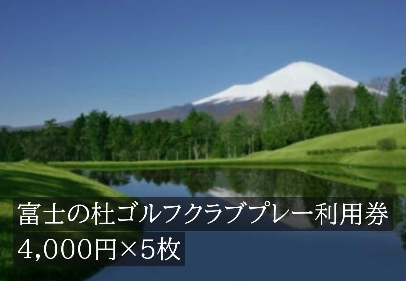 
L21富士の杜ゴルフクラブプレー利用券５枚

