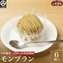 先行予約 モンブラン6個入 ［ 小布施堂 ］数量限定 スイーツ 菓子 栗 和栗 国産栗 ギフト 栗菓子 お取り寄せ 冷凍 ご当地 【2024年1月下旬～3月末発送】