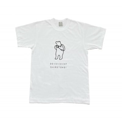 
「知床トコさん」×久米繊維　コットンTシャツ　カメラ柄　Sサイズ【1345847】
