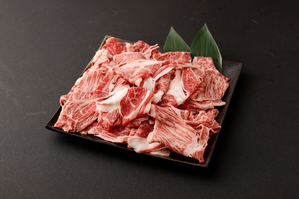 博多和牛ロース・肩ロース切り落とし600g（300g×2パック）【伊豆丸商店】_HA0194