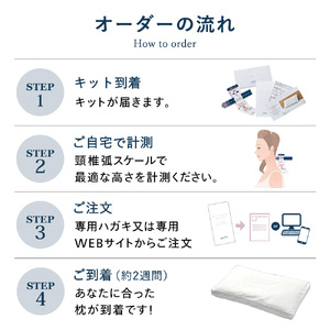 【ロフテー／オーダー枕】エアウィーヴ グループ「枕ギフトペア」～自宅で計測、好みの素材で作れるオーダー枕～〔110-10〕